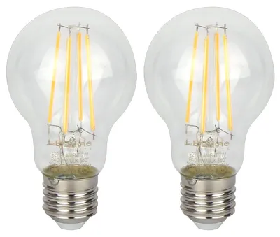 Productafbeelding van LED Line LED Peerlamp A60 E27 Helder - 7W 840lm 2700K - Extra Warmwit - Vervangt 53W - 2 stuks