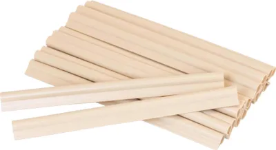 Produktbild von Jardinion Befestigungsclips Sichtschutz 20 Stk Beige Klemmschienen zur Befestigung von Sichtschutzstreifen für Doppelstabmattenzaun Sichtschutz an Terrasse Gartenzaun Balkon