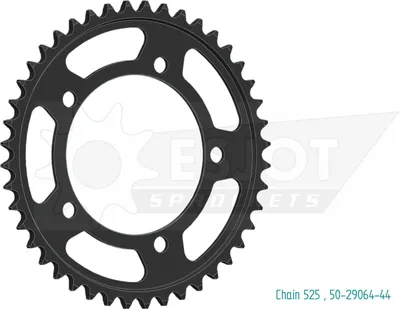 Produktbild von Esjot Kettenrad 525 46z Stahl schwarz