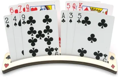Image de Omgoods - Coffret de 2 supports en bois pour cartes