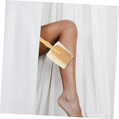 Produktbild von Badebürste für Langem und mit Natürlichem Peeling Bambusgriff Gründliche Loofah Sanftes Reinigung unter Dusche der Badewanne