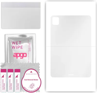 Produktbild von apgo Rückseite Schutzfolie, klar, kompatibel mit TCL NXTpaper, Hinten Hydrogel-Displayschutzfolie mit Positionierhilfe, kratzfest, einfache Montage