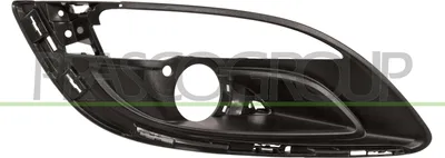 Produktbild von PRASCO Lüftungsgitter Grill Stoßfänger für OPEL Astra J Sports Tourer (P10) mit Loch/Löchern für Nebellampen Schwarz