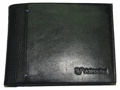 Produktbild von Valentini Herren Leder Portemonnaie Schwarz