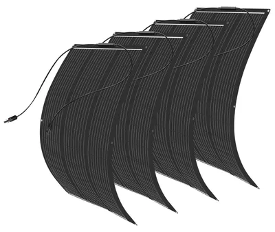 Produktbild von Flexibles Solarpanel, 100 W - Monokristallines Silizium - Hohe Effizienz - Leicht und ideal für Camping