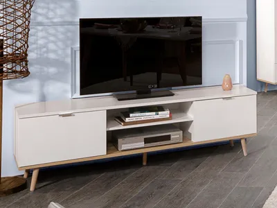 Produktbild von TV-Lowboard Unterschrank HiFi Element Fernsehtisch Rack Sideboard "Dalarna I"