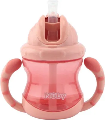 Produktbild von Nuby Flip-It Trinkbecher - 240 ml - Rosa | Trinkbecher & Trinklernbecher