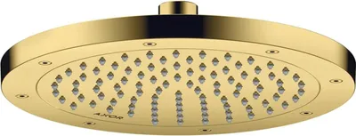 Produktbild von Kopfbrause AXOR 245, 1 jet, EcoSmart polished gold optic polished gold optic