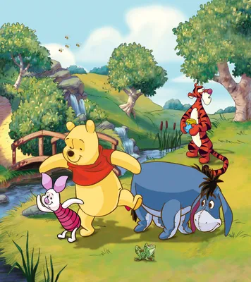 Zdjęcie produktu dla Tapeta fotograficzna Disney Miśpoliuretan Zielony, niebieski i żółty - 600619 - 180 x 202 cm