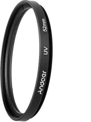 Zdjęcie produktu dla Filtr UV o średnicy 52 mm, zapewniający ochronę obiektywu dla aparatów Canon i Nikon DSLR