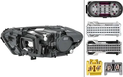 Obrázok produktu pre Pravý svetlomet LED Bi-LED HELLA pre MERCEDES-BENZ A-KLASSE a iné