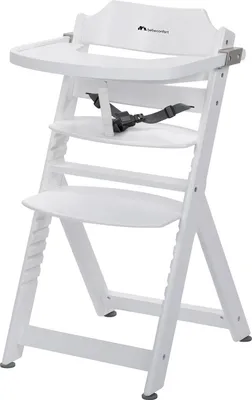 Produktbild von Bebe Confort Timba, Traditioneller Hochstuhl, Harter Sitz, Weiß, Einfarbig, Holz, 6 Monat( e)