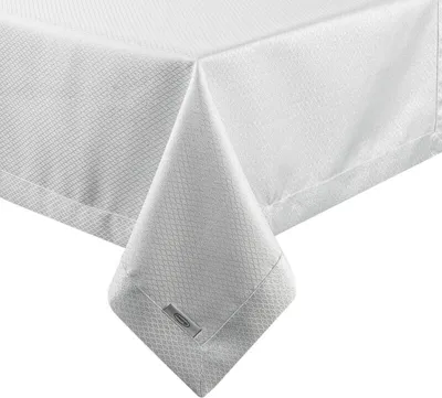 Produktbild von Festliche Tischdecke Tischdekoration JULIA weiß silber 145x350