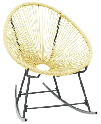 Produktbild von Garten-Schaukelstuhl aus Poly-Rattan