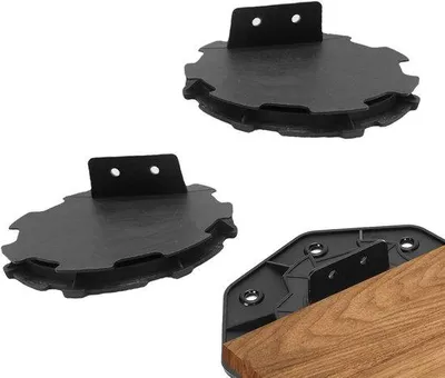 Produktbild von Holzplattenstützen Verstellbare Beine Für Terrasse, Garten, Poolbereich - Wasserdicht, 10-15 mm, Schwarz