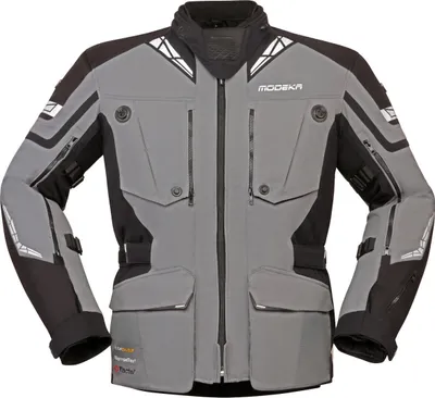 Productafbeelding van Modeka Panamericana 2, motorfietstextiljas, grijs/zwart, maat L