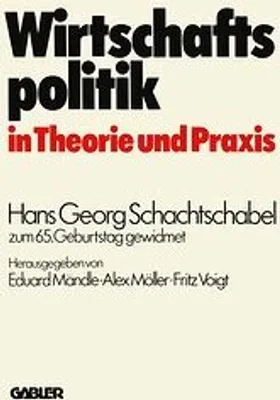 Obrázok produktu pre Wirtschaftspolitik in Theorie und Praxis
