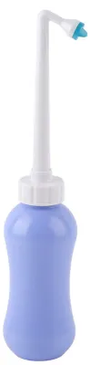 Produktbild von 450 ml tragbare Reise-Kunststoff-Bidet-Handbrause für Damen, persönlicher Reiniger, Hygieneflasche