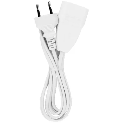 Produktbild von REV Euro-Verlängerung Verlängerungskabel mit Stecker und Kupplung 2m weiß