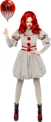 Obrázok produktu pre Vintage kostým Pennywise pre ženy