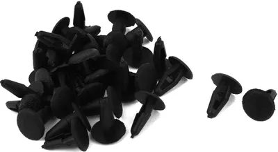 Produktbild von 32 Stk. 3mm x 5mm x 13mm Schwarz Kunststoff Niete Verteidiger Clip fuer Auto Stossstange DE de