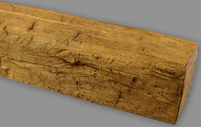 Produktbild von HOMESTAR Deckenbalken Eiche hell, Holz Imitat, 9 x 6 cm, Länge 4 m
