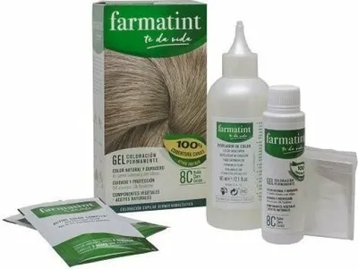 Produktbild von Permanenter Farbstoff Farmatint 8c-Light Ash Blonde Gel