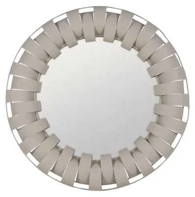 Produktbild von Spiegel für die Wand – Rund – 87 x 87 cm – Weiß – Mit Aufhängehaken