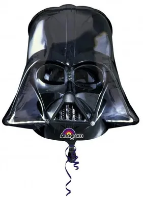 Zdjęcie produktu dla Balon foliowy 24'' SHP - "Darth Vader" – Wprowadź magię Gwiezdnych Wojen na swoją imprezę! Idealny do dekoracji urodzin i tematycznych eventów.