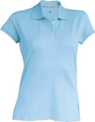 Produktbild von Kariban Baumwolle Classics-20.K242 Damen Piqué Polo Gr. M sky blue