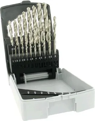 Image de Coffret 25 forets métaux rectifiés hss - Tivoly - 11451070017 -