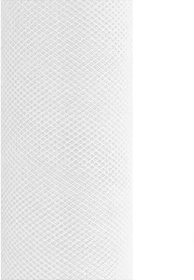 Produktbild von 9m Rolle Tüll 30cm, Farbauswahl:weiß 029