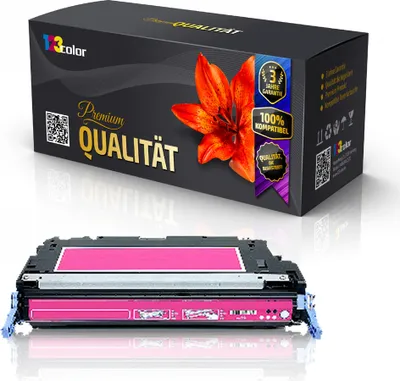 A product shot of a toner cartridge and its packaging.