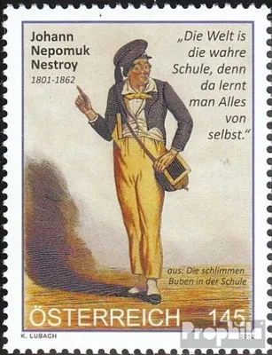 Produktbild von Briefmarken Österreich 2012 Mi 2999 (kompl.Ausg.) gestempelt Nestroy