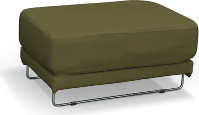 Produktbild von Dekoria Bezug für Tylösand Hocker, olivgrün, Bezug für Tylösand Hocker