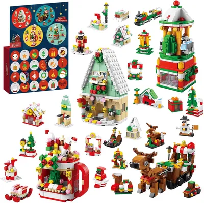 Produktbild von Adventskalender zum Bauen von Weihnachtsdekorationen – 24-tägiger Kalender zum Countdown bis Weihnachten