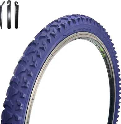 Produktbild von 1 x Roverstone 20" Fahrradreifen Fahrradmantel Dunkelblau 54-406  (20x2,125) inkl. Reifenheber