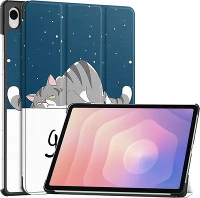 Produktbild von Samsung Galaxy Tab S11 Hülle - Coverup Tri-Fold Ständer Klapphülle mit Schlaf/Wach-Funktion - Herz