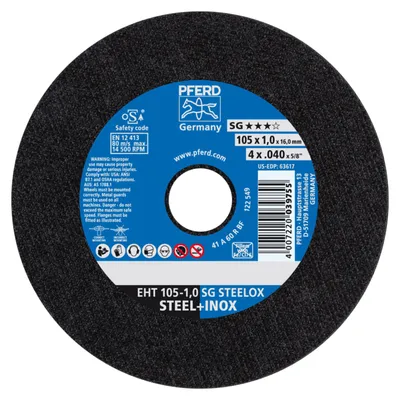Produktbild von PFERD 69121043, Schneidedisk, 10,5 cm, Jede Marke, Flache Mitte, 1,6 cm, 1 mm