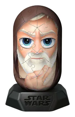 Image de Puzzle 3D Ravensburger Hylkies Star Wars Obi-Wan Kenobi, 54 pièces.