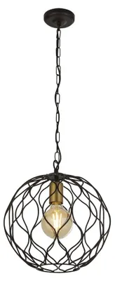 Obrázek produktu pro Závěsné svítidlo Industrial-Nordic Fineness Steel Black Gold 1 Light E27