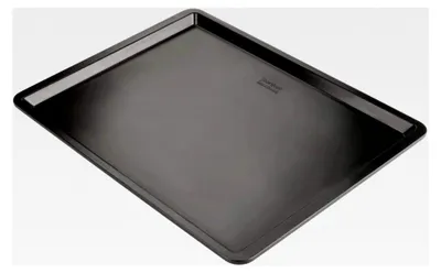 Produktbild von Back- und Plätzchenblech in Schwarz Metallic – Hitzebeständig bis 230°C, 42 x 32 x 0,5 cm