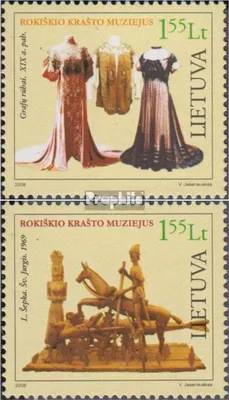 Produktbild von Briefmarken Litauen 2008 Mi 968-969 (kompl.Ausg.) postfrisch Museum