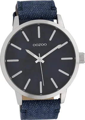 Obrázek produktu pro Oozoo textilní dámské a pánské analogové quartzové hodinky s náramkem modré Hodinky D2UOC10002