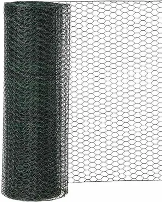 Produktbild von SIENA GARDEN 6eck-Gefl.PVC 25/ 500  5m grün ummantelt