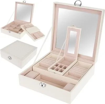 Image de Boîte à bijoux - blanc Beautylushh