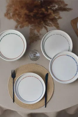Obrázok produktu pre Hermia Concept, sada dezertných tanierov (6 kusov) – 21 cm, 100% kamenina, vhodné do umývačky riadu
