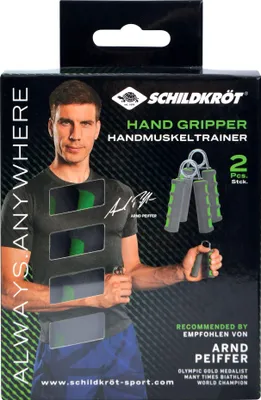 Zdjęcie produktu dla Schildkröt Fitness 960022, Zielony, Szary, Wzmacnianie uścisku, 12 kg, 15 kg