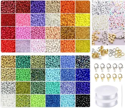 1000 Stück Kristall-Glasperlen Mix – Facettiert In 4/6/8 Mm, Für Schmuck, Armbänder, Halsketten & Deko