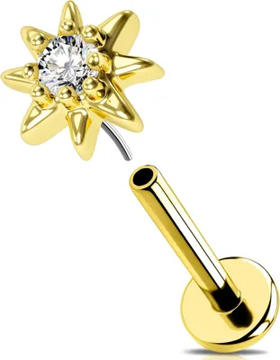 Produktbild von Helix Ring Ohrpiercing 16G, 6/8mm, chirurgischer Stahl, für Conch und Tragus
